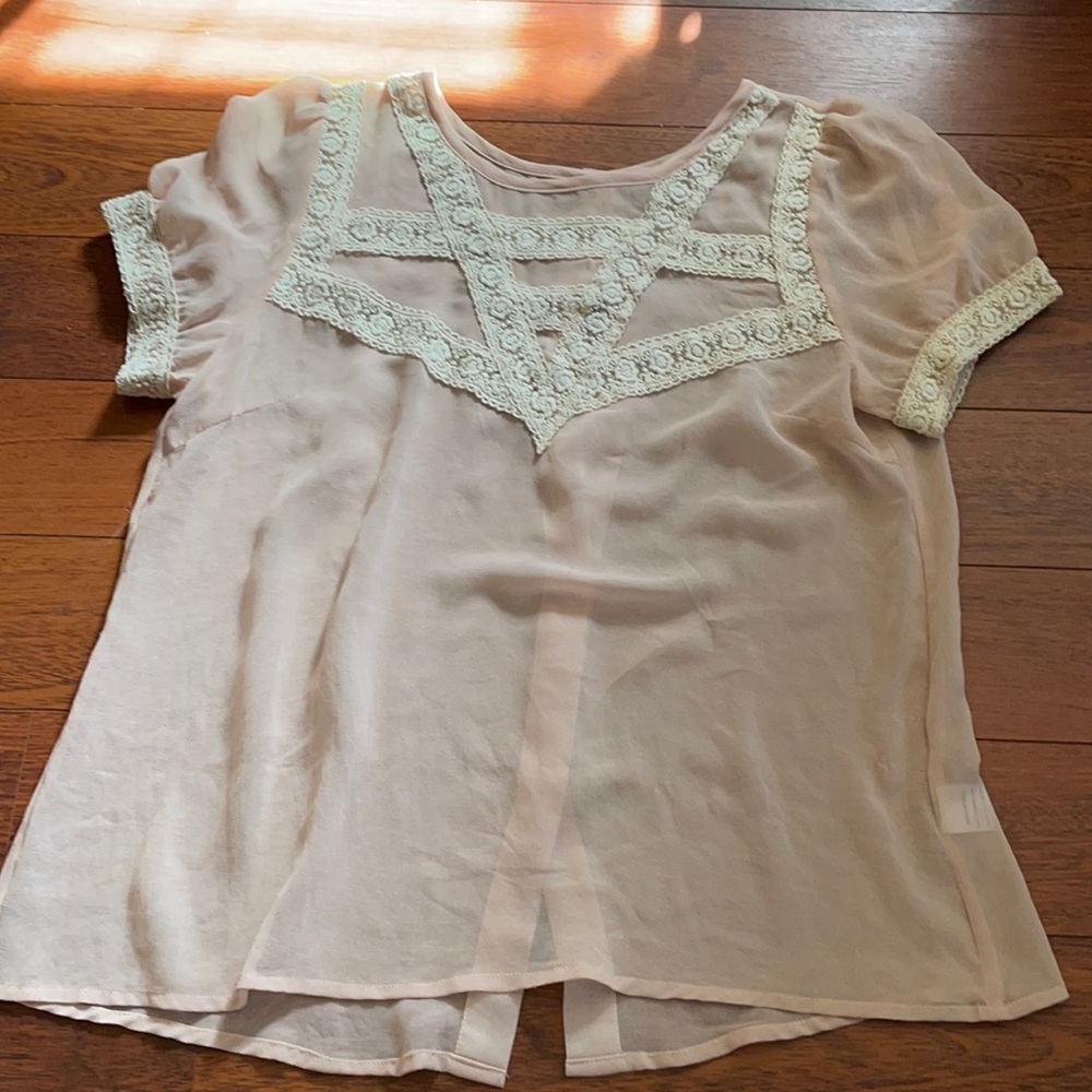 Pink blouse